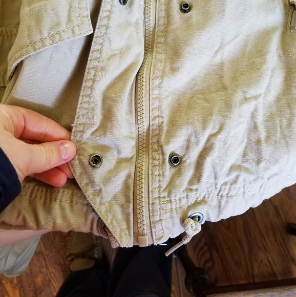 Bench Jacket | Khaki Material - Picture 8 of 12